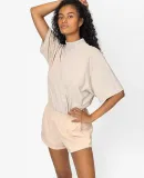 Los Angeles Apparel 1825GD 18/1 S/S Oversized Mock in Oatmeal