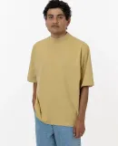 Los Angeles Apparel 1825GD 18/1 S/S Oversized Mock in Sand