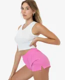 Los Angeles Apparel 18330 18/1 Jersey PE Short in Bubble gum