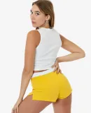 Los Angeles Apparel 18330 18/1 Jersey PE Short in Gold