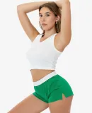 Los Angeles Apparel 18330 18/1 Jersey PE Short in Kelly