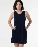 Los Angeles Apparel 1840GD 18/1 Pkt Tank Dress in Navy