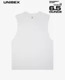 Los Angeles Apparel 1865GD Sleeveless Tee 6.5oz in Off white