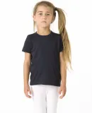 Los Angeles Apparel 22001 YOUTH S/S FINE JERSEY TE in Navy