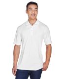 8405  UltraClub® Men's Cool & Dry Sport Mesh Perf in White