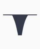 Los Angeles Apparel 43013 Baby Rib Thong in Navy