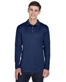 8405LS UltraClub® Adult Cool & Dry Sport Long-Sle in Navy