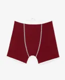 Los Angeles Apparel 44043 Baby Rib Boxer Brief in Cranberry