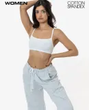 Los Angeles Apparel 83016GD Garment Dye Basic Bral in White