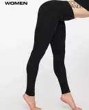 Los Angeles Apparel 83280 Cotton Spandex Jersey Le in Black