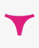 Los Angeles Apparel 8390 Ctn Spandex Thong Panty in Red violet