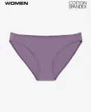 Los Angeles Apparel 8394 Cotton Spandex Bikini Pan in Amethyst