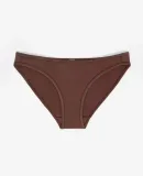 Los Angeles Apparel 8394 Cotton Spandex Bikini Pan in Cinnamon