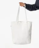 Los Angeles Apparel BD01 Bull Denim Tote Bag in Off white