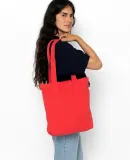 Los Angeles Apparel BD01 Bull Denim Tote Bag in Tomato