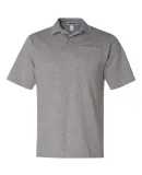 436 Jerzees Adult Jersey 50/50 Pocket Polo with Sp Oxford