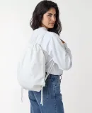 Los Angeles Apparel BD09 Drawstring Bag in Off white