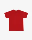 Los Angeles Apparel FF1001 Toddler Ply Ctn S/S T in Red