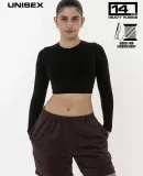 Los Angeles Apparel HF02GD Heavy Fleece Mid Short in Chocolate