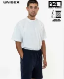 Los Angeles Apparel HF-02 Heavy Fleece Mid Short in Navy