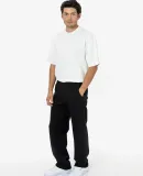 Los Angeles Apparel HF-05 HF Stright Leg Sweatpant in Black