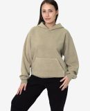 Los Angeles Apparel HF09GD Heavy Fleece Plain Hood in Mushroom