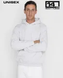 Los Angeles Apparel HF-09 L/S Heavy Fleece Hood PO in Ash