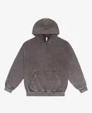 Los Angeles Apparel HF09MW L/S MW HF Hooded PO 14  in Cocoa