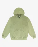 Los Angeles Apparel HF09MW L/S MW HF Hooded PO 14  in Matcha