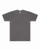 Los Angeles Apparel IMP1801DZ S/S Grmnt Dye Crew N in Vintage black