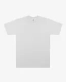 Los Angeles Apparel IMP1801DZ S/S Grmnt Dye Crew N in White