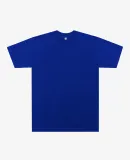 Los Angeles Apparel IMP1801FL S/S Grmnt Dye Crew N in Cobalt blue