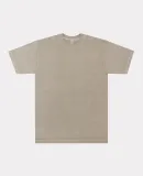 Los Angeles Apparel IMP1801FL S/S Grmnt Dye Crew N in Mushroom