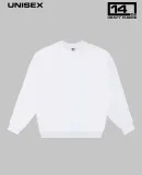 Los Angeles Apparel IMPHF-07FL L/S Heavy Fleece PO in White