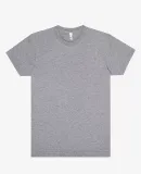 Los Angeles Apparel IMPTR01FL S/S Tri Blend Crew N in Athletic grey