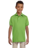 437Y Jerzees Youth 50/50 Jersey Polo with SpotShie Kiwi