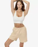 Los Angeles Apparel MWT03GD Garment Dye Kool Short in Beige