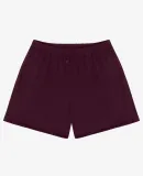 Los Angeles Apparel PRM442 Pro Mesh Mid-Length Sho in Burgundy