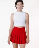 Los Angeles Apparel RGB300 Tennis Skirt in Red