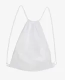 Los Angeles Apparel RNF09 Nylon Drawstring Backpac in White