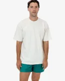 Los Angeles Apparel RNF412 Nylon Taffeta Wide Shor in Dark cyan