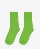 Los Angeles Apparel SMRSOCK Unisex Summer Sock in Kiwi