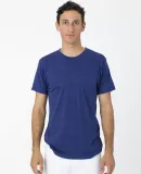 Los Angeles Apparel TR01 S/S Tri Blend Crew Neck in Tri-indigo