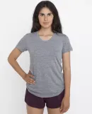 Los Angeles Apparel TR3001 S/S Tri Blend Tee 3.8 o in Athletic grey