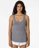 Los Angeles Apparel TR3008 Tri Blend Racerback Tan in Athletic grey