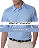 8412 UltraClub® Adult Cool & Dry Elite Jacquard P Carolina Blue