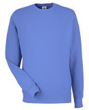 J America 8731 Pigment-Dyed Fleece Crewneck Sweats in Regatta