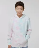 Independent Trading PRM1500TD Youth Midweight Tie- in Tie dye cotton candy