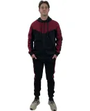 Stilo Apparel 21928HJBK Matching Sweat Set Wholesa in Black