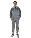 Stilo Apparel 21928HJLG Matching Sweat Set Wholesa in Light grey